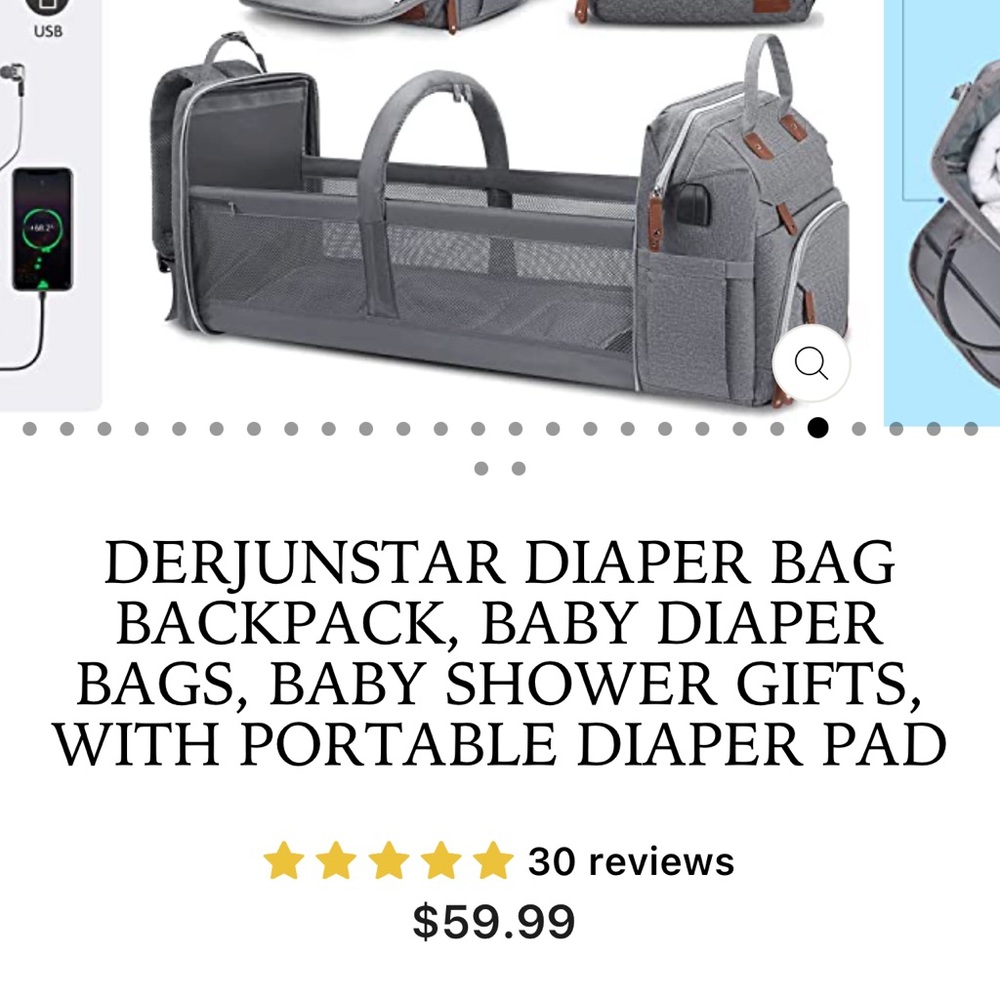 Diaper bag ! Brand new never used